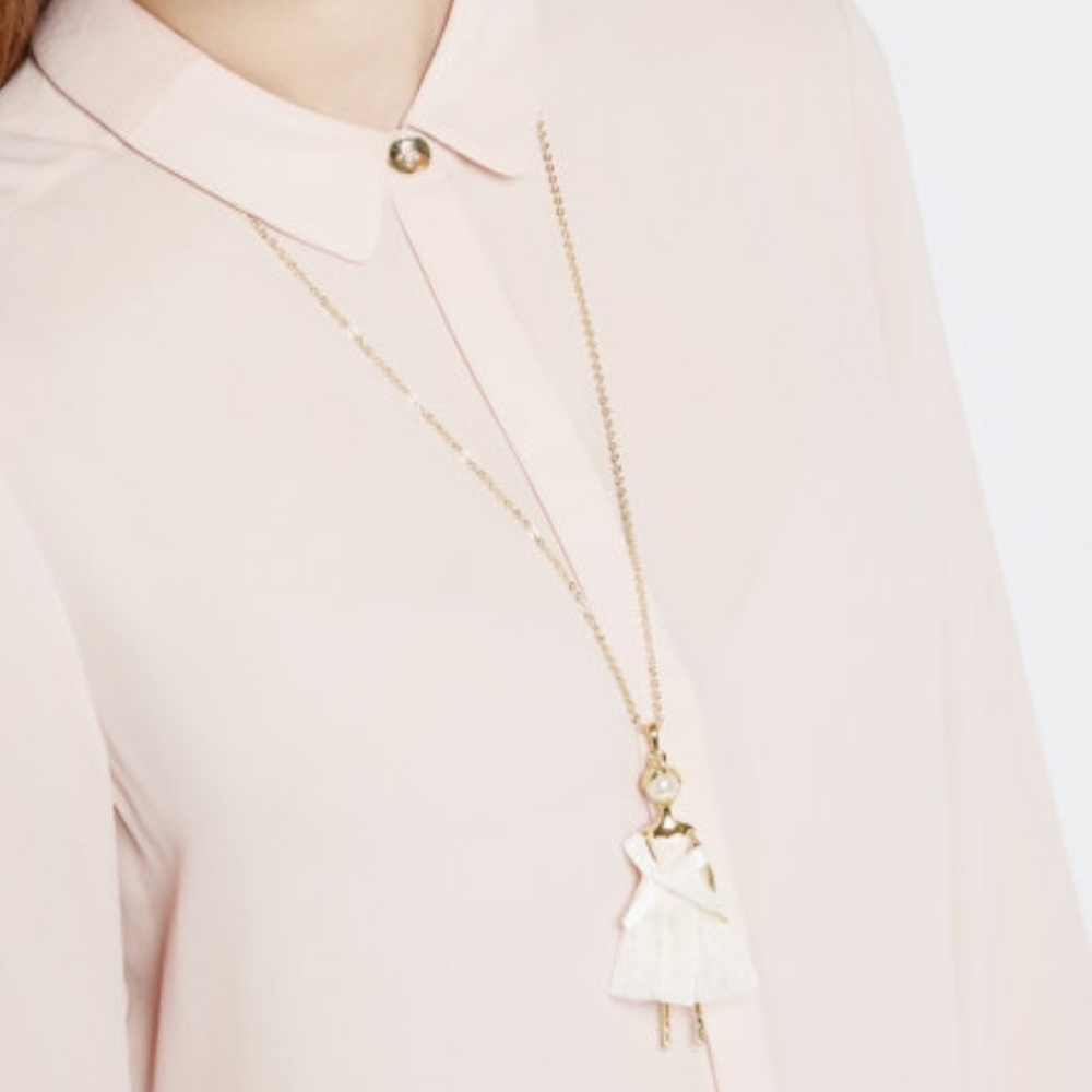 🍒NWT🍒 TED BAKER SWAROVSKI CRYSTAL PAVE NECKLACE - Picture 3 of 5